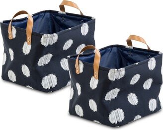 Coastal Collection 2-Pc. Printed Decorative Storage Bin Set