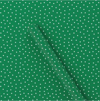 20 sq ft Polka Dot Christmas Gift Wrap Green/White - Wondershop™