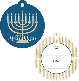 Big Dot of Happiness Happy Hanukkah - Hanukkah to and from Favor Gift Tags - Set of 20