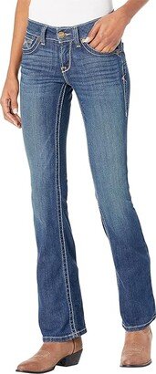 R.E.A.L. Mid-Rise Corinne Bootcut Jeans (Pacific) Women's Jeans