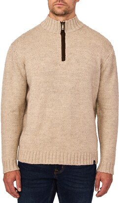 The Mont Tremblant Rib Knit Quarter Zip Sweater