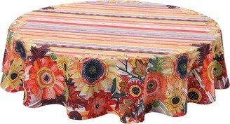 Harvest Snippets 70 Round Tablecloth