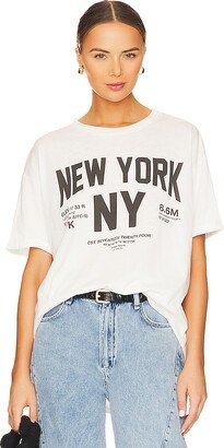 Welcome To New York Oversized Tee