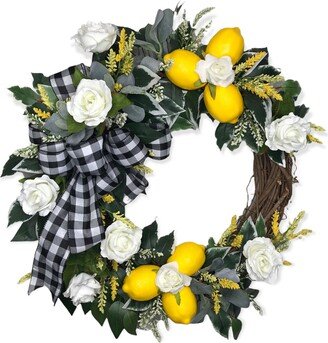 Lemon Wreath For Front Door