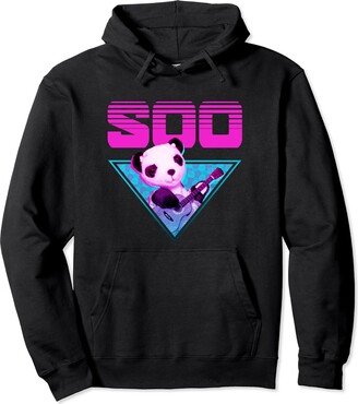 Sooty Soo Guitar Vaporwave Pullover Hoodie