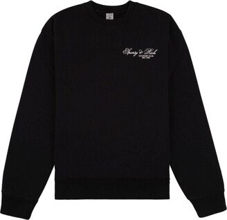 Logo-Print Cotton Sweatshirt-AA