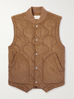 Benjamin Quilted Cotton-Corduroy Gilet