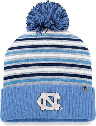 Men's Light Blue North Carolina Tar Heels Dash Cuffed Knit Hat with Pom