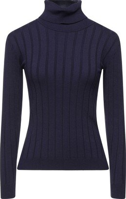 GABARDINE Turtleneck Dark Purple