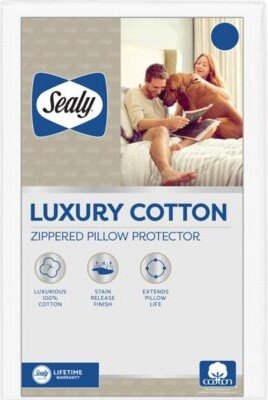 Luxury Cotton Zippered Pillow Protectors