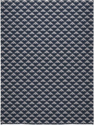 Fleece Photo Blankets: Lead The Way Triangles - Blue Blanket, Fleece, 60X80, Blue