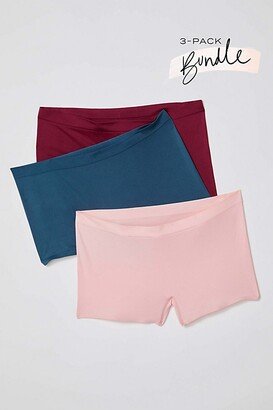 No Show Seamless Boyshort Undies 3-Pack Bundle by Intimately at Free People