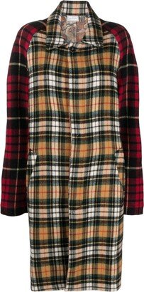 Checked Wool Coat