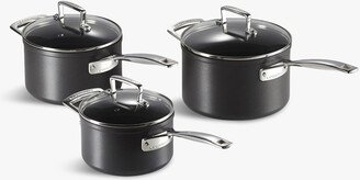 Toughened Non Stick Saucepan Set of 3