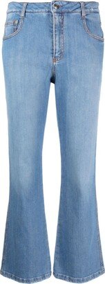 Flared Denim Jeans-AR