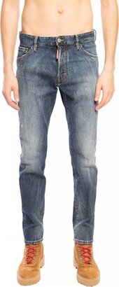 Blue Cotton Jeans & Men's Pant-AA