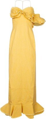 La Robe Artichaut Ruffled Maxi Dress