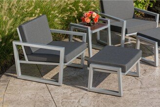 Vero Outdoor 2 Piece Lounge Set - Coal Sunbrella Cushions