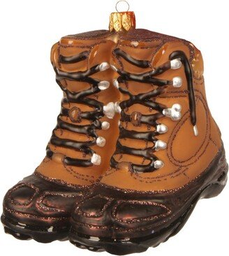 Glass Walking Boots Tree Decoration