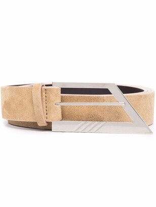 Pointed Leather Belt