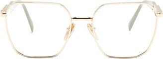 Prada Eyewear Sculpted-Arms Oversized-Frame Glasses