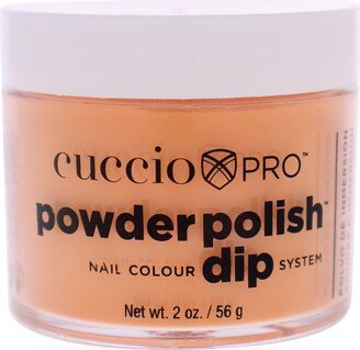 Pro Powder Polish Nail Colour Dip System - Carrot Orange by Cuccio Colour for Women - 1.6 oz Nail Powder