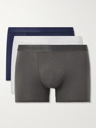 Three-Pack Stretch-TENCEL™ Lyocell Boxer Briefs-AA