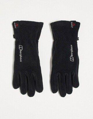 Prism touchscreen fleece gloves in black