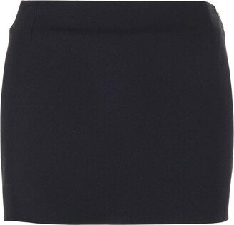 Fitted Waist Mini Skirt