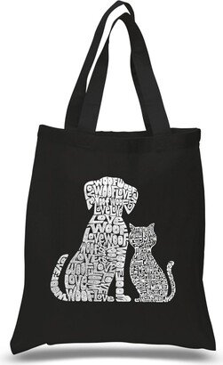 Dogs And Cats - Small Word Art Tote Bag