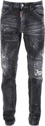 Black Ripped wash Cool Guy jeans-AA