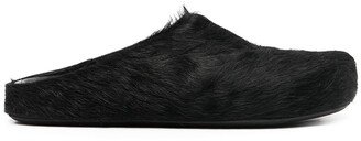 Calf Hair Slippers