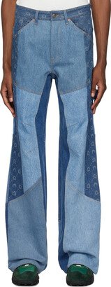 Blue Moonogram Jeans-AA