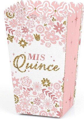 Big Dot Of Happiness Mis Quince Anos - Quinceanera Sweet 15 Birthday Favor Popcorn Treat Boxes 12 Ct