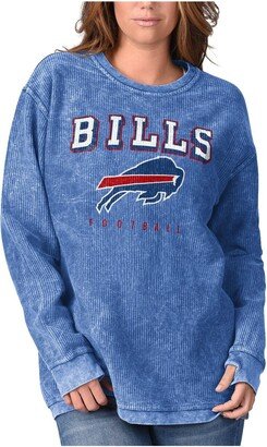 Women's G-iii 4Her by Carl Banks Royal Buffalo Bills Comfy Cord Pullover Sweatshirt