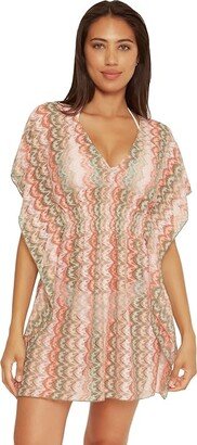 Soltice Crochet Tunic Cover-Up (Cameo Multi) Women's Swimwear