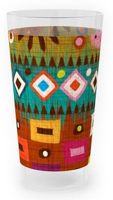 Outdoor Pint Glasses: Niger Colors - Multi Outdoor Pint Glass, Multicolor