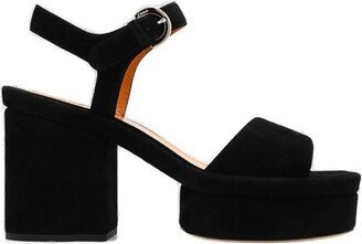 Buckled Platform Sandals-AC