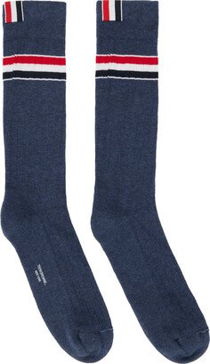 Navy Stripe Socks