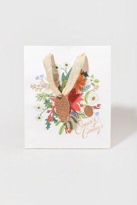 Rifle Paper Co. Poinsettia Gift Bag Medium