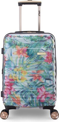 IFLY Clear 20 Floral Expandable Wheeled Carry-On Bag