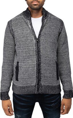 Fleece Lined Zip Up Sweater