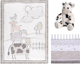 Crib Bedding Sets - Cottage Farm - 4pc