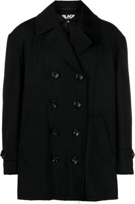 Notched-Lapels Double-Breasted Coat-AB