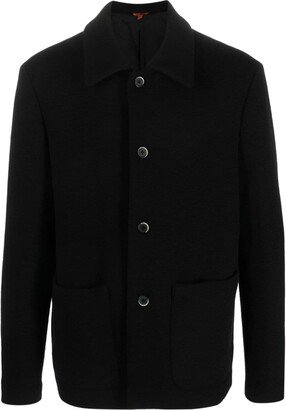 Single-Breasted Virgin Wool-Blend Coat