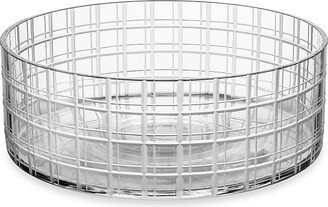 Cut In Numbers Checkered Bowl