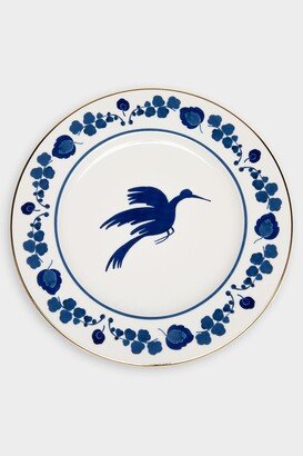 La DoubleJ Housewives Charger Plate in Wildbird Blu