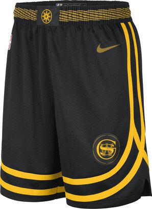 Golden State Warriors 2023/24 City Edition Men's Dri-FIT NBA Swingman Shorts in Black