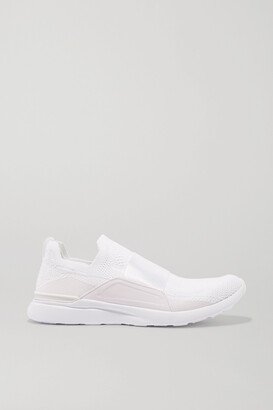 Techloom Bliss Mesh And Stretch Slip-on Sneakers - White