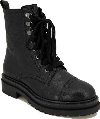 Farah Combat Bootie With Inside Zipper